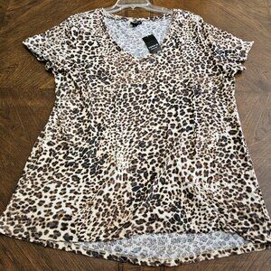 NWT Torrid Animal Print Top